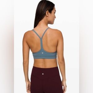 Lululemon Flow Y Bra *Nulu (Blue Charcoal) Size 14